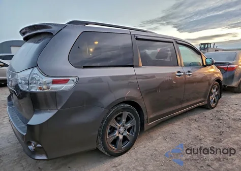 2017 Toyota Sienna Se from USA, damaged, VIN 5TDXZ3DC7HS835340